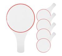 Housoutil 10 Pcs Handheld Dry Erase Scoreboards Writable Voting Boards for Auctions Competitions Single Sided Blank Whiteboards Reusable Scoring Paddles for Judges