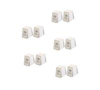 Housoutil 10 pcs Mini Desk Calendar Tear Off Daily Planner Small Vintage Narrative Poetry Series Retro Style Desktop Calendar for Home Office Decor