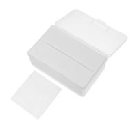 Housoutil 1000pcs White Non-woven Cotton Pads for Nail Gel and Face Use, Strong and Lint Free Makeup Discs, for Manicure and Home Using