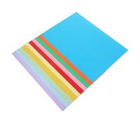 Housoutil 100pcs Color Craft Paper Thick Printer Friendly Sheets for Art Projects Origami Drawing DIY Crafts Assorted Bright Fade Resistant Colors