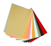Housoutil 100pcs Colored Vellum Paper Smooth Translucent Tracing Paper for Printing Results, Versatile Use, for Office, Table Cards, and DIY Invitations