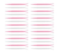 Housoutil 100pcs Eyelid Sticker Applicator Forks Y-shape Cosmetic Accessory for Home Makeup Use and Beauty Shop Use, Skin-friendly Abs Material, No Hurt Design, Assorted Colours Random Color
