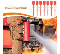 Housoutil 100pcs Fire Extinguisher Latch Seals Safety Locks Plastic Valve Pin for Reliable Fire Extinguisher Security Access with Easy Installation and Water Resistance