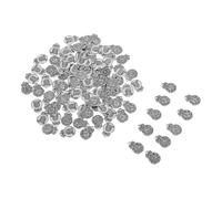 Housoutil 100pcs Five Element Pendant Charms Vintage Chinese Alloy Accessories for Necklace Earrings Bracelets Jewelry Making Craft Supplies