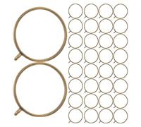 Housoutil 100pcs Hollow round Pendant Frames for Resin Jewelry Making, Alloy Open Bezel Settings with Delicate Hollow Construction and Shape Precision, for DIY Personal Accessories and Craft