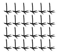 Housoutil 100pcs Realistic Black Plastic Crow Claws Part for Halloween Decoration, Easy Installation and Manipulation, for Crafting and Stuffed Animals Accessories