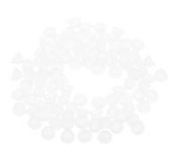 Housoutil 100pcs Solid Essential Oil Bottle Stoppers 18mm Threaded Sealing Caps Bulk Replacement Plugs for Aromatherapy Glass Bottles Spa and Office Use