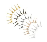 Housoutil 100pcs Vintage Eiffel Tower Charms DIY Alloy Pendants for Jewelry Making Retro Style Accessories for Necklaces Bracelets and Earrings Durable and Versatile Craft Supplies
