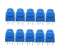 Housoutil 10pcs Adjustable Potentiometer Resistor Knob for Breadboard Electronics Through Trimmer
