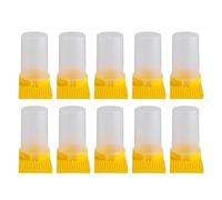 Housoutil 10PCS Beehive Water Feeder with Landing Rest Area European Style Bee Drinking Dispenser for Indoor Outdoor Beekeeping Hygienic Hydration Tool for Bee Colonies Essential Apiary