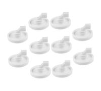 Housoutil 10pcs Dishwasher Roller for Lower Rack Repair Dishwasher Wheels Replacement Plastic Replacement Wheels for Diy Repair