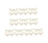 Housoutil 10pcs DIY Paper Masks Tiger Design Blank Craft Masks for Coloring Painting Art Activities Party Supplies for Boys and Creative Imagination Development