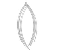 Housoutil 10pcs Guitar Fret Wires for Classical and Electrical Guitar Copper Material with Easy Installation Replacement Accessory Silver Colour 200mm Length
