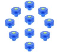 Housoutil 10pcs High Pressure Portable Inflator Bottle Cap Target for Training, Reusable Outdoor Shooting Accessory Made of Abs and Silicone, Improves Skills with Practical Design