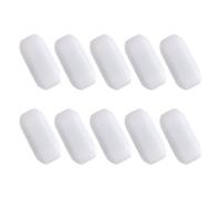 Housoutil 10pcs Magnetic Stirrer Bar Ptfe Magnetic Bars White Stirring Tool for Laboratories and Pharmaceutical Factories Efficient Mixing