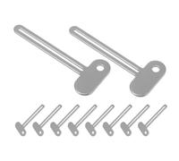 Housoutil 10pcs Metal Toothpaste Squeezer Tool for Hand Cream and Food Tubes, Aluminium Alloy Roll-to-Finish Design, Labour-Saving Tube Dispenser for Bathroom the Road