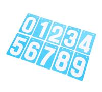 Housoutil 10pcs Portable Waterproof Flip Scoreboard Cards for Sports Scoring, Blue and Red Plastic Number Cards for Tennis, Football, Billiards Score Keeper