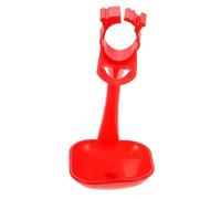 Housoutil 10pcs Poultry Water Dispenser Cups for Chickens Ducks Pigeons Bent Arm Hanging Design, Poultry Drinker Feeding Supply for Farm Use