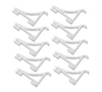 Housoutil 10pcs Refrigerator Shelf Clips Durable Brackets for Freezer Cooler Rv Fridge Secure Support for Extra Storage Refrigerators and Freezers
