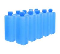 Housoutil 10pcs Reusable Ice Packs for Air Cooler, Thin Freezer Blocks Made of Pe Material, Portable Cooler Ice Bricks for Camping and Home Use, Maintain Low Temperature in Summer