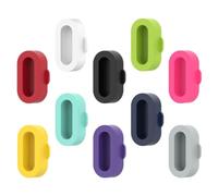 Housoutil 10pcs Silicone Dust Plug for Watch Charging Port Protectors, High Performance Smartwatch Charge Port Covers, Protecting Slots from Sand, Dust and Fluff, Compatible with Garmin