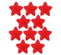 Housoutil 10pcs Star Shaped Portable Cartoon Bandages, Breathable PVC Material Easy to Remove Feature, for School and Outdoor Activities Wound Care