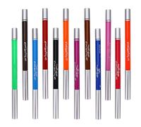 Housoutil 12 Pcs Waterproof Eyeliner Kit with Auto-rotating Colored Pens, Quick-drying Eye Liner Set Made of Plastic and Paste, Multi-purpose for Female Friends Daily Makeup