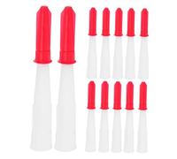 Housoutil 12 Sets Caulking Nozzle Tool Kit for Bathroom and Kitchen Reusable Applicator Tips with Precision Seam Filling Easy to Clean Sealant Finishing Accessories for Window and Tile Gaps