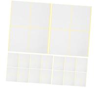Housoutil 120pcs Large White Self Adhesive Labels for Addressing Organizing Storage Stickers for Bottles Boxes DIY Projects Convenient Multi Use Writing Labels