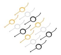 Housoutil 12pcs Billiard Shot Trainer Pool Cue Aiming Aid Portable Plastic Universal Fit Accurate Practice Tool for Use between Matches and Training