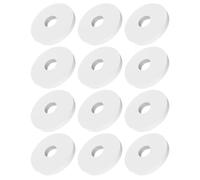 Housoutil 12pcs Car Aroma Pad Replacement for Car Diffuser and Home Diffuser, White round Pe Material Air Freshener Pads with Mixed Scent, Healthy for Use and Creates a Relaxing