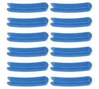Housoutil 12pcs Dark Blue U-shaped Perming Clips Heat Resistant Salon Thermal U-clip Hair Styling Accessories for Professional Perm Insulation and Hairdressing Use