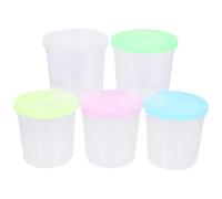 Housoutil 12pcs Jellyfish Betta Cups for Fish Farming with Multi-purpose Plastic Design Suitable for Aquarium Accessories and Flower Arrangement Random Color