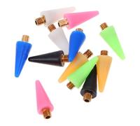 Housoutil 12pcs Nail Picker Pen Replacement Wax Tips Multi-Color Nail Art Tool Set for Manicure Rhinestone Application Sturdy Dotting Pen Accessories