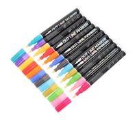 Housoutil 12pcs Professional Marker Pens Set Convenient Art Markers for Scrapbooking Journals and Crafts Works Metal and More