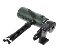 Housoutil 12x50 Birdwatching Monocular Telescope Set Smartphone Clip and Expandable Tripod, Compact Outdoor Telescope for Camping and Wildlife Observation, Green Rugged Design