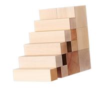 Housoutil 13pcs Basswood Blocks for DIY Whittling and Woodworking Solid Fine Grain Soft Wood Crafting Blocks for Artists Hobbyists Educational Projects and Creative Home Art