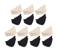 Housoutil 14 Pairs Adjustable Half-Size Toe Pads for Loose High Heels and Shoes, Sponge Shoe Fillers for Daily Wear, Soft Toe Cushion Inserts Reducing Discomfort and Preventing Slipping