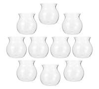 Housoutil 14pcs Creative DIY Plants Container for Succulent Plants with Easy Hydroponics and Space-saving Plastic Bottle Design, for Indoor Observation and Home Decoration