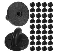 Housoutil 150pcs Butterfly Clasp Pin Backs for Enamel Badges Secure Cap Keepers Replacement for Uniforms Crafts and DIY Jewelry Making