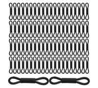 Housoutil 150pcs Chick Elastic Chicken Leg Bands Chick Leg Loops Sturdy Plastic Rubber Poultry Farming Versatile Application Small Birds Quails
