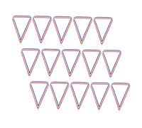Housoutil 15Pcs Striped Sports Medal Lanyards with Secure Hooks Lightweight Comfortable Neck Ribbons for Sports Meetings Competitions Student Awards and Party Decorations