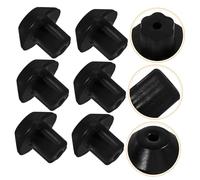 Housoutil 16pcs Gas Stove Rubber Feet Small Grate Foot Pads Non-slip Stable Burner Replacement Pads for Kitchen Cooktop Accessories