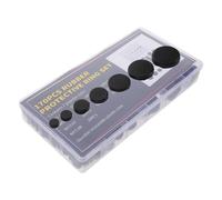 Housoutil 170pcs Rubber Grommet Kit for Wires Effective Protection and Dustproof Features, Black Rubber Wire Hole Plugs Suitable for Cables and Plumbing in Offices and Factories