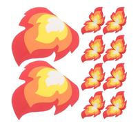 Housoutil 2 Bags Flame Napkins Red Fire Shaped Tissue Napkins 20pcs Each for Pentecost Party BBQ Dinner with Tear-Resistant and Stress-Free Cleanup Features
