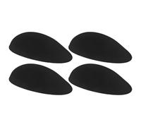 Housoutil 2 Pairs Push-up Chest Pad Insert for Men Reusable Breathable Silicone and Non-Woven Fabric Black Muscle Padding Enhancers for Daily Outfit Change and Parties