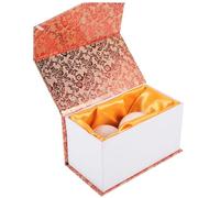 Housoutil 2 PC Jade Hand Balls Stress Relief Handballs Smooth Texture Massage Hands for Meditation Gift for Family Elders