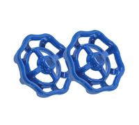 Housoutil 2 pcs Replacement Gate Valve Handwheel Cast Steel Metal Faucet Valve Handle Hose Bib Stopcock Handle Rust-Resistant for Water