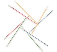 Housoutil 2 Sets of Pet Sticky Tabs for Reading, Reusable Long Page Marking Strips with Sticky Lasting Adhesive, Assorted Colour Note Tabs and Teachers Office Supplies Random Color
