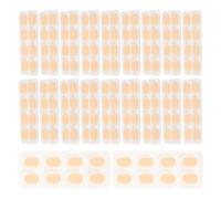 Housoutil 20 Sheets of Beige Sponge Nose Pads for Glasses Self-Adhesive Anti-Skid Replacement Nose Pads with Break Resistance Soft and Supple Eyeglass Bridge Cushions for Comfortable Wear